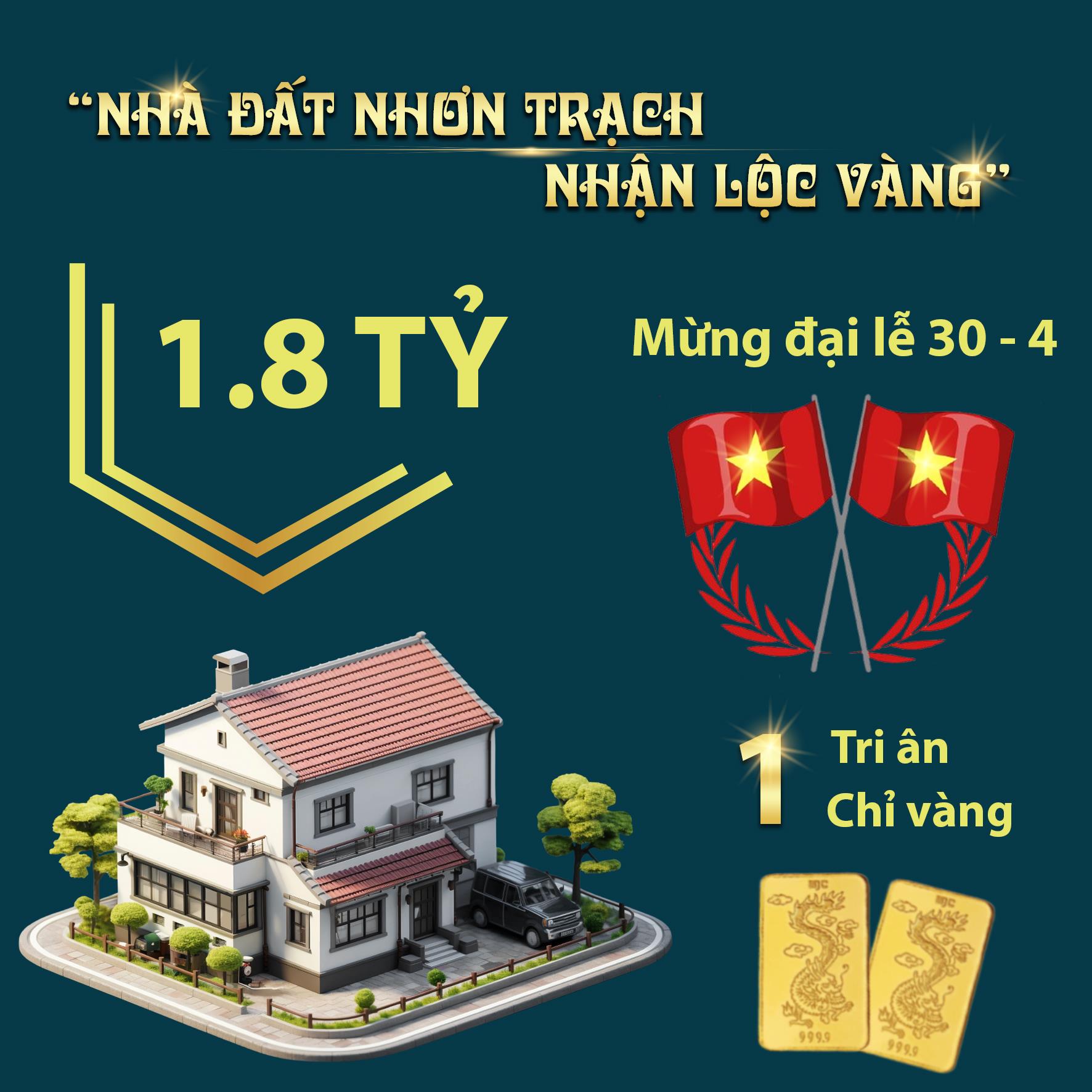 CHẦN CHỪ LÀ MẤT ! ĐẤT NHƠN TRẠCH, GIÁ 1 TỶ 8, 125M², MẶT TIỀN ĐƯỜNG Ô TÔ, ĐẤT CHÍNH CHỦ. - Ảnh chính